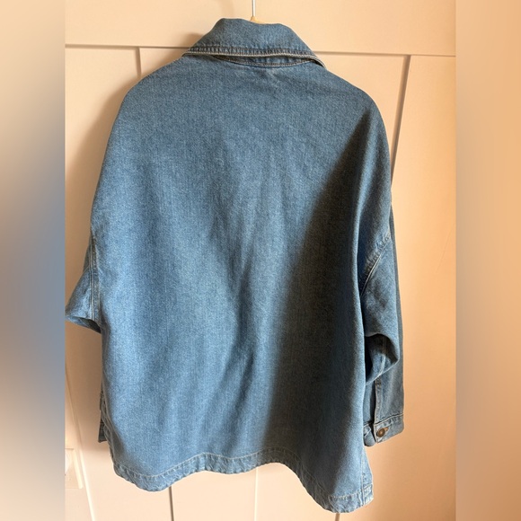 We the Free People Madison City Denim Barn Jacket - Picture 5 of 13